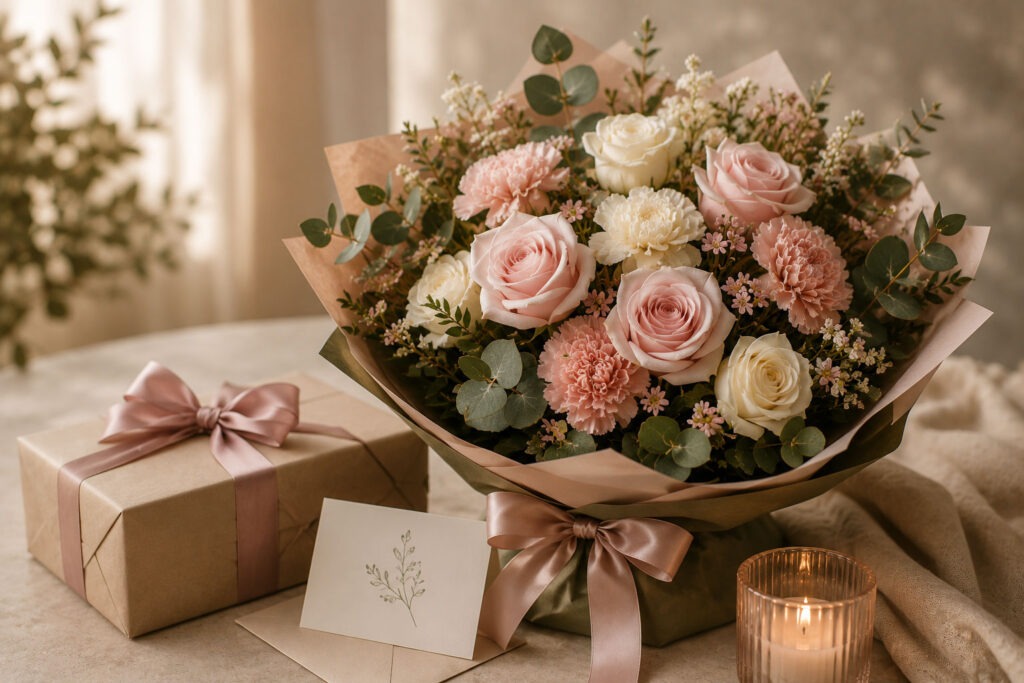 Ramo elegante y regalo especial con flores naturales de Lúmina Floral